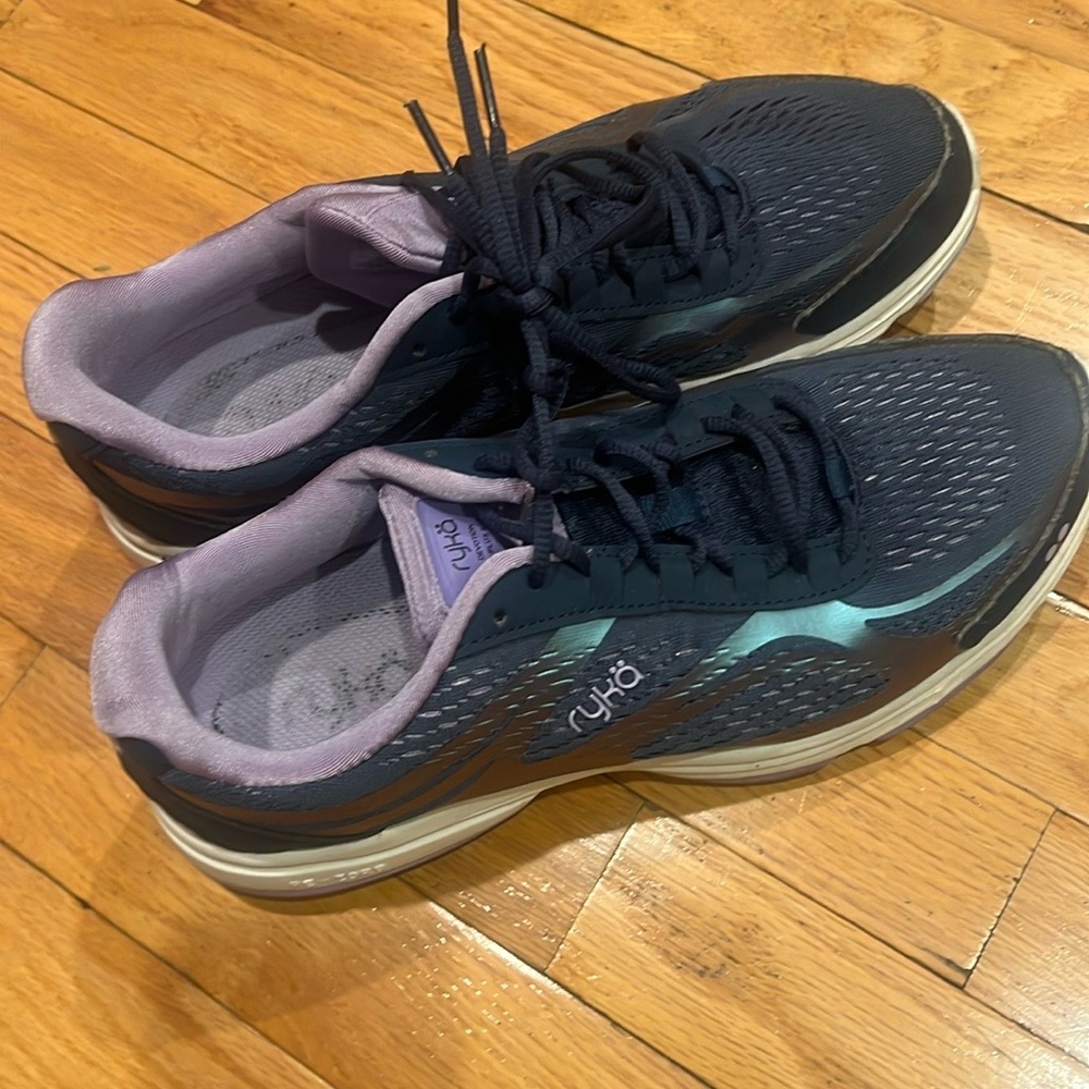 Ryka blue/lavender sneakers, 10M